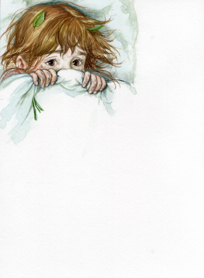 Ася натянула одеяло