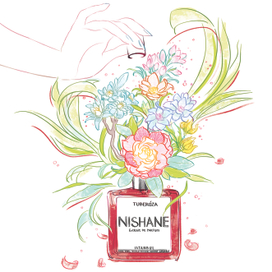 Эскиз рекламы духов