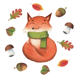 Осенний лис