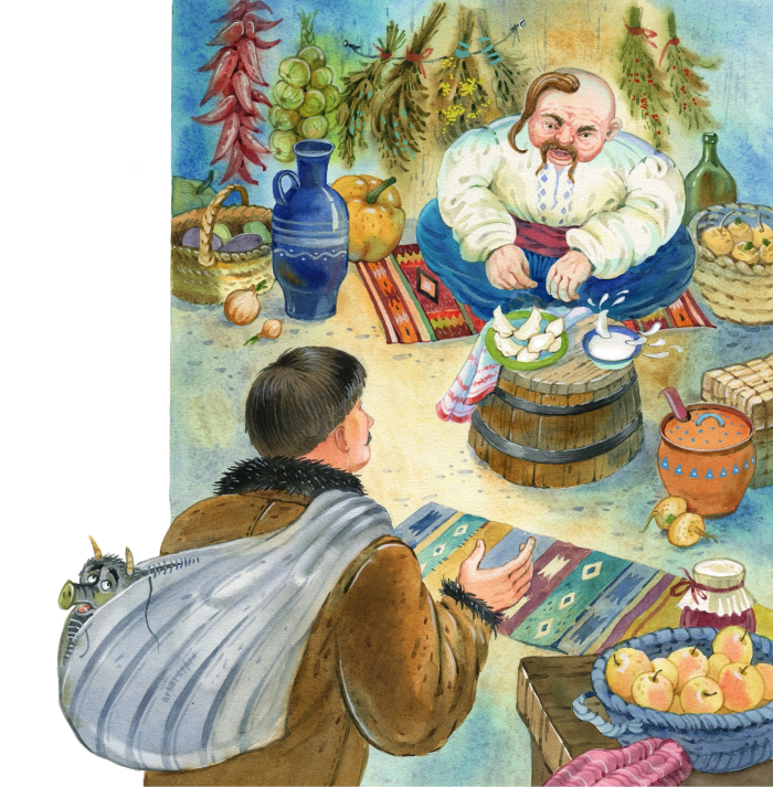 к повести Н.Гоголя "Ночь перед Рождеством" , изд. ЭКСМО 