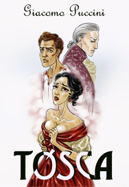 poster for opera TOSCA