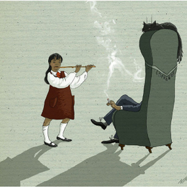 Флейтистка