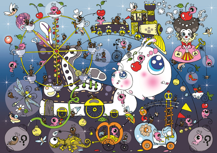 "Блошиный Цирк - воображариум" (иллюстрация)