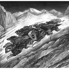 "Master and Margarita" M. Bulhakov - "The flight"