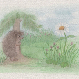 Влюбленный ежик, безнадежно,бесповоротно.