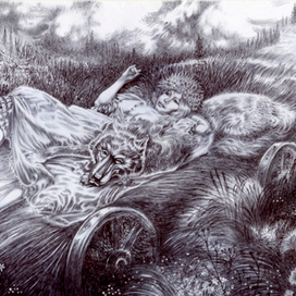 Травы-мары, скрип колес...