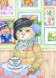 Выставка картин в картине