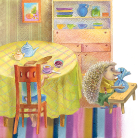 Заячья травка, ёжик