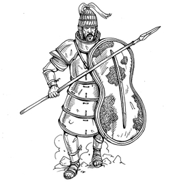 Микенский воин (1500 г. до н.э.)