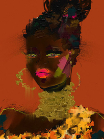 Образ, фэшн иллюстрация, интерьерная печать.