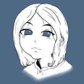 Портрет в стиле японской манги