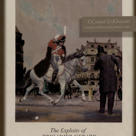 Иллюстрация к книге "Подвиги бригадира Жерара" Артур Конан Дойл.