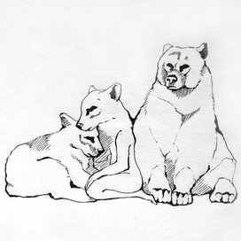 Иллюстрация к сказке С. Кунах "Мати"