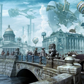 Cерия стим-панк иллюстраций