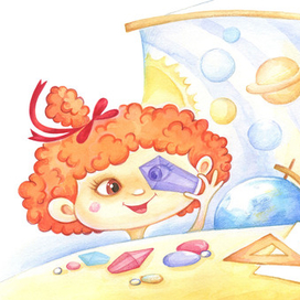 "Вера и Анфиса идут в школу"