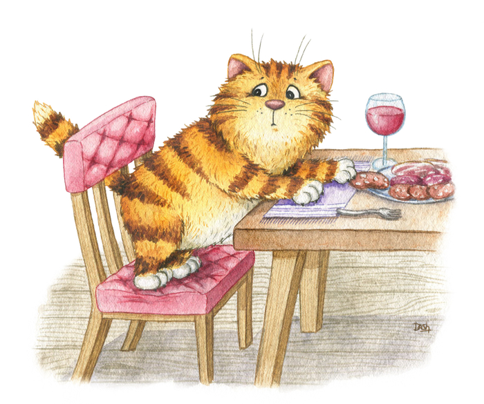 Не стоит отвлекаться, если в доме есть кот