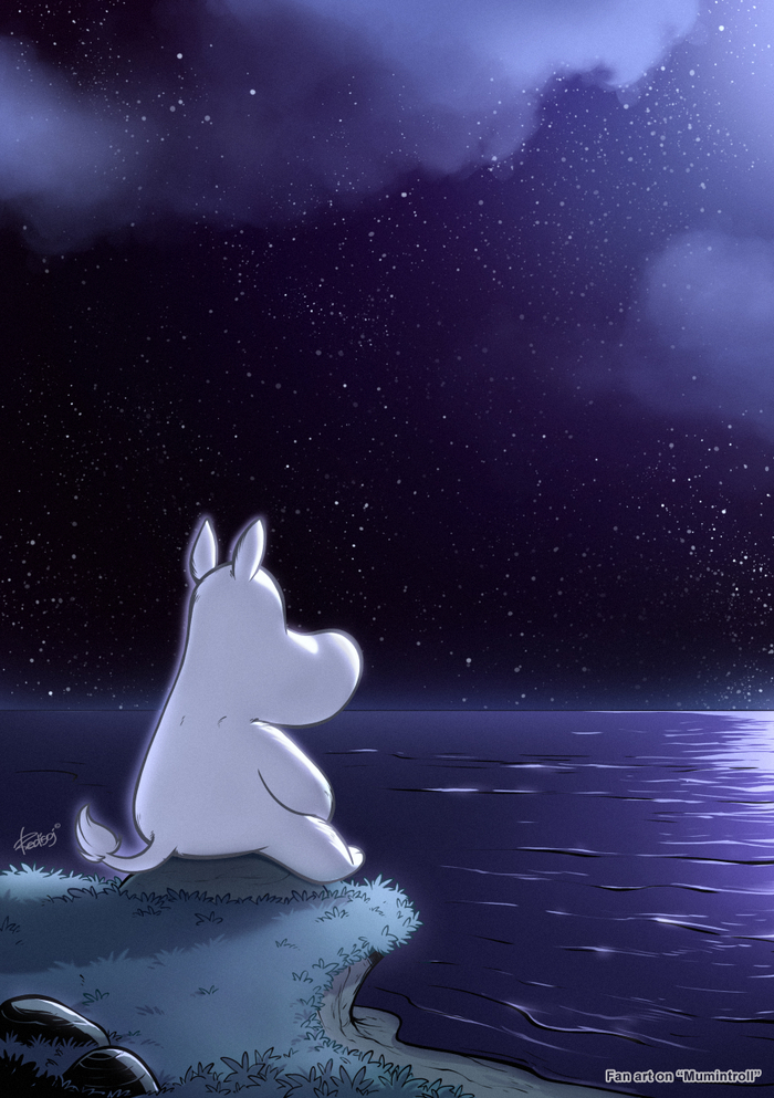 Фан-арт «Муми-тролль»