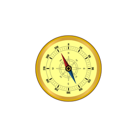 Compass, vector illustration