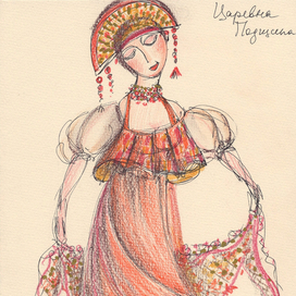 Крылов. Царевна Подщипа.