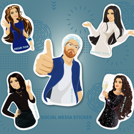 Индивидуальные стикеры