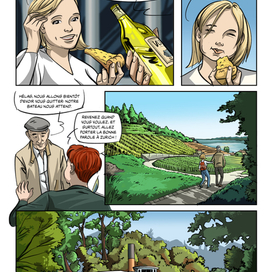 Раскраска комикса