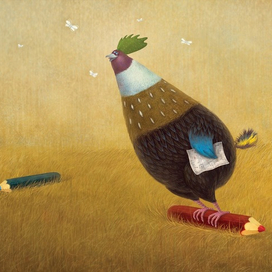 Стишок про петушка.иллюстрация.