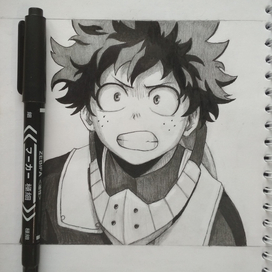 Midoria Izuku art