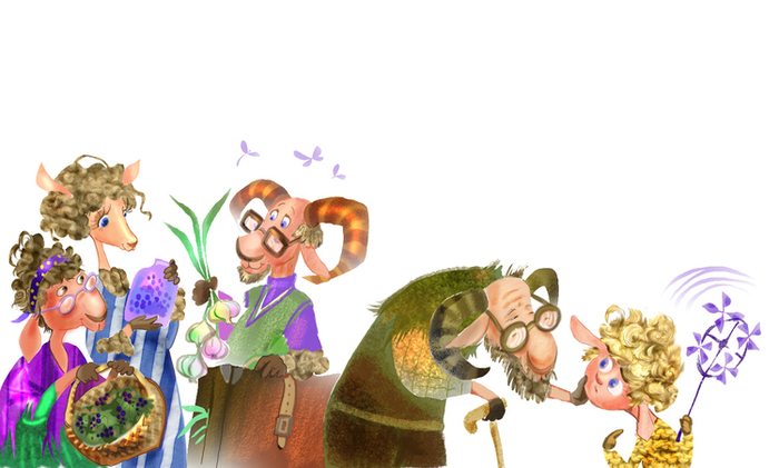 Буква "Ч" (черника, черная смородина, чемодан чеснока)