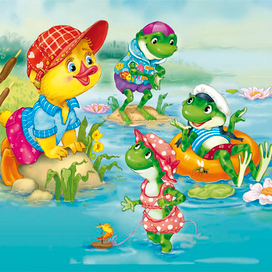 Утенок учится считать-3