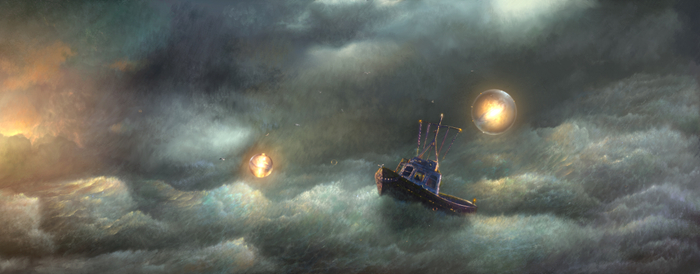 Неопознанные объекты (Фрагмент панорамы "Цепная реакция")