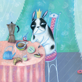 Грустный пёс