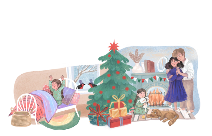 Мой сказочный Новый год. Издательство Клевер