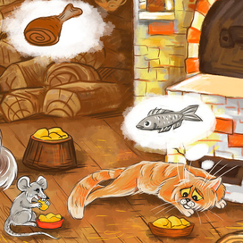 "А вот и животным Репка"