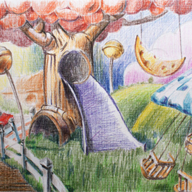 Эскиз детского развлекательного центра