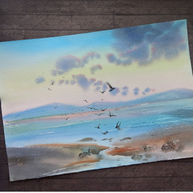 Утро на море