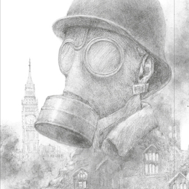 Распашной титул к "Повелителю мух"