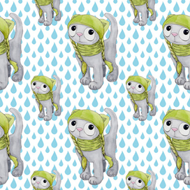 грустные коты