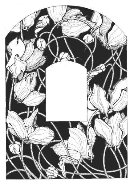 Оборочная иллюстрация "Крокусы"