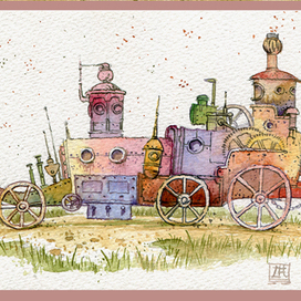 Акварельки-коротульки 5