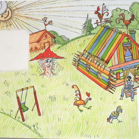 Макет книги-сказки с иллюстациями