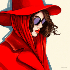 violet Ray-Ban glasses