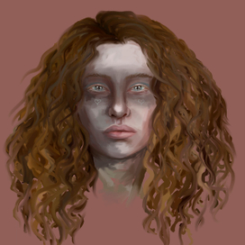 Рыжая девушка