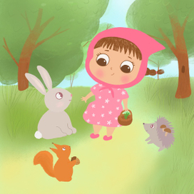 Маша в лесу 