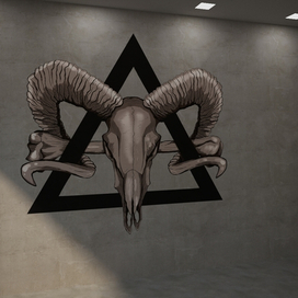 Рисунок на стене