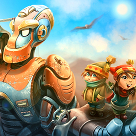 Оживший робот.