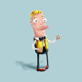 человек с часами