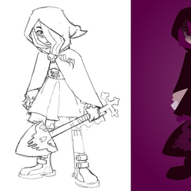 Девочка с лопатой