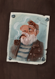 Морской волк .Фото с Ленинграда 1967