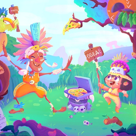 Магический обед