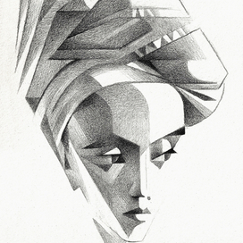 С полотенцем на голове